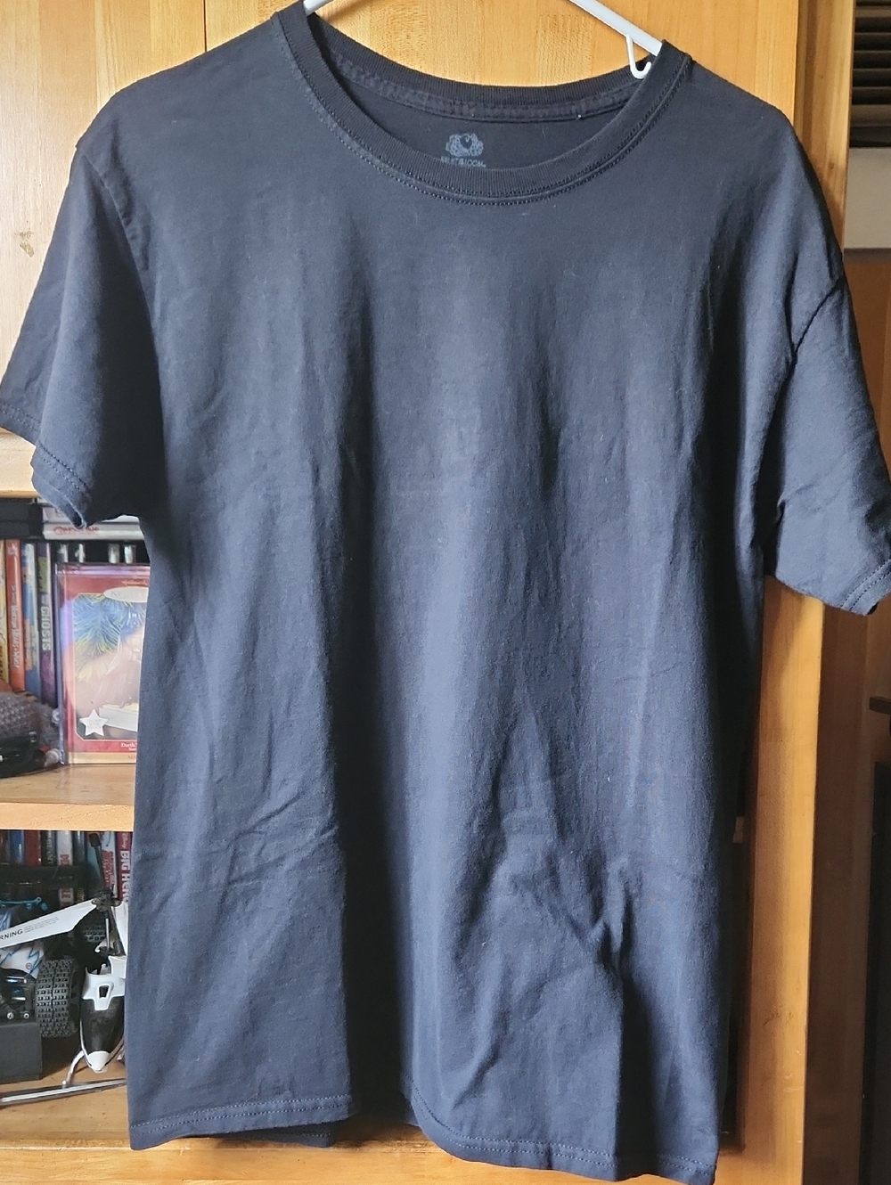 Fruit of the Loom‎ Black Short Sleeve Crew T-Shirt